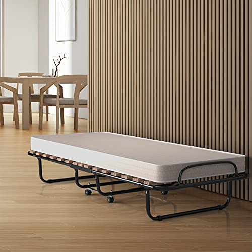 Imagen Descansa con estilo en la cama plegable costway 80x190cm