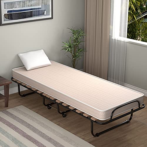 Imagen Descansa con estilo en la cama plegable costway 80x190cm