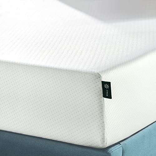 Imagen Colchon zinus memory foam nuso con te verde blanco 140x190cm