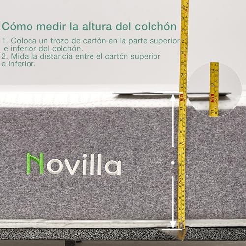 Imagen Colchon novilla 135x190 espuma 7 zonas reversible veranoinvierno transpirable