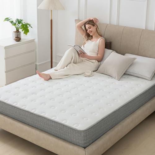 Imagen Descanso optimo colchon hibrido con espuma viscoelastica small double 120x190x20cm