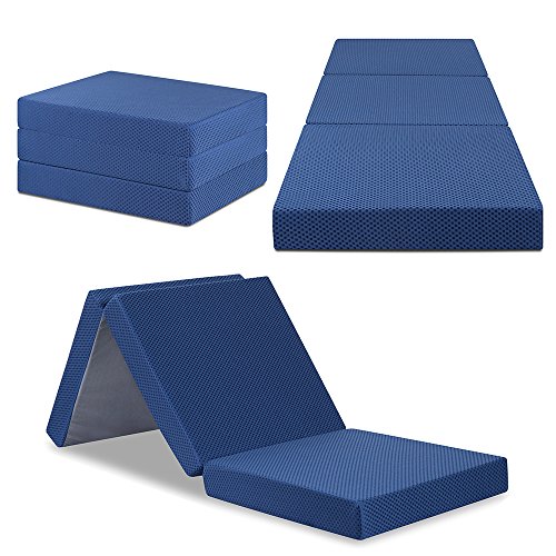 Imagen Colchon plegable viscoelastico olee sleep azul