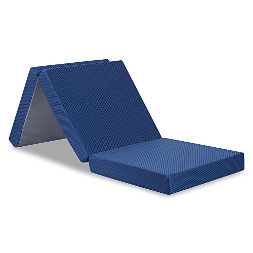 Imagen Colchon plegable viscoelastico olee sleep azul