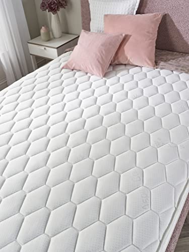 Imagen Colchon aspire beds hexa-dream hybrid firmeza media economico memory foam - matrimonio blanco