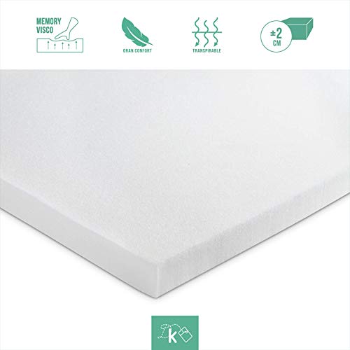 Imagen Plancha viscoelastica dreaming kamahaus confort en blanco