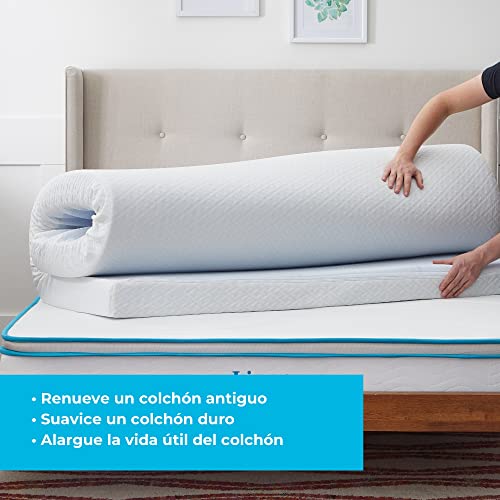 Imagen Mejora tu descanso con el topper viscoelastico linenspa de gel