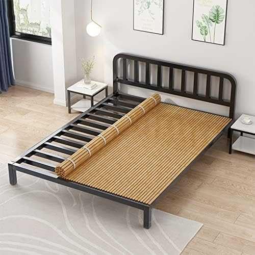 Imagen Conjunto de descanso colchon de bambu enrollable listones de madera almohadilla plegable mejora tu descanso