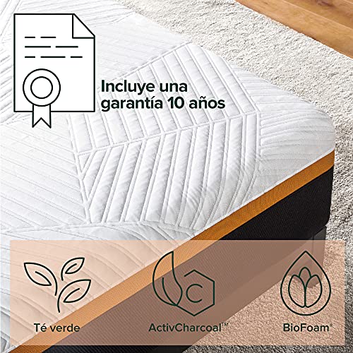 Imagen Colchon zinus hibrido con cobre adaptativo 90x190 cm