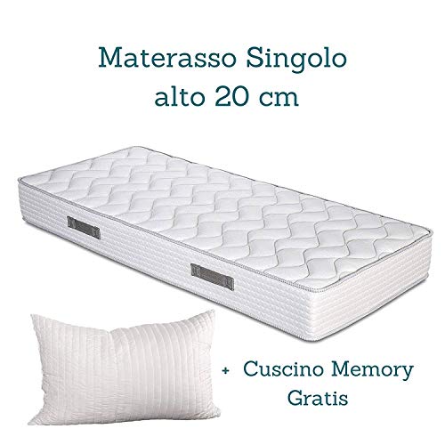 Imagen Colchon individual evergreenweb 75x190 cm almohada viscoelastica gratis