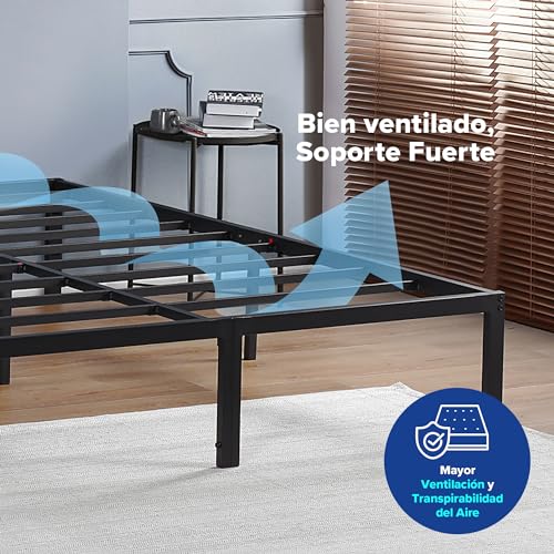 Imagen Cama robusta oleesleep de acero 45cm soporte antideslizante