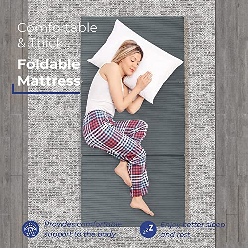 Imagen Colchon triple doble plegable lavable y ultra suave