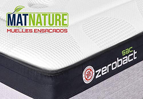 Imagen Colchon viscoelastico matnature zerobact sac firmeza premium 30 cm altura