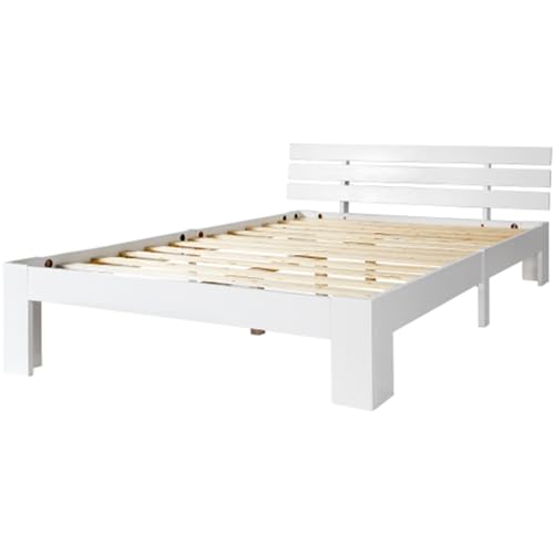 Imagen Cama individual de madera maciza para niños y adolescentes