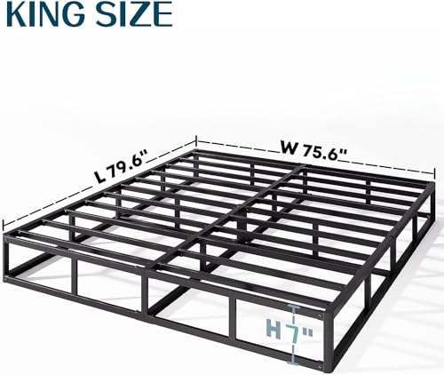 Imagen Somier metalico ezbeds king montaje facil sin ruido antideslizante