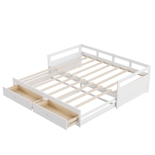 Imagen Sofa cama retractil de pino con sorpresa doble funcion para espacios pequeños