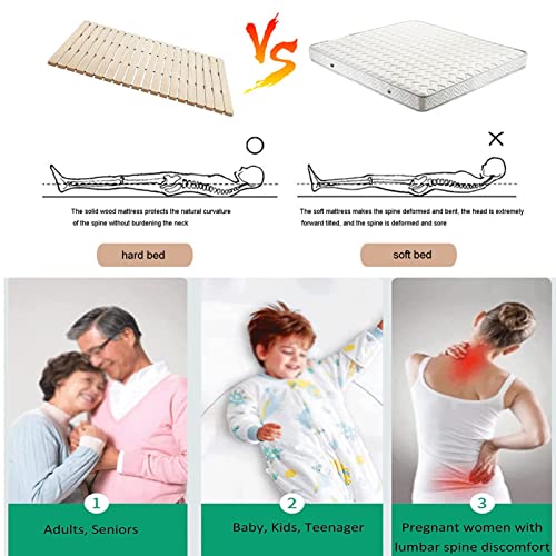 Imagen Tabla cama plegable de madera maciza para un descanso perfecto en el suelo