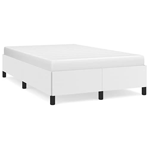 Imagen Cama de cuero sintetico y madera festnight para todos