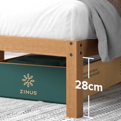 Imagen Cama zinus leah con almacenamiento - bambu marron