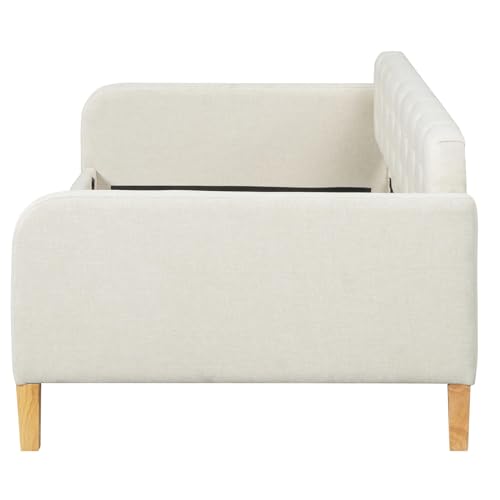 Imagen Compacta y elegante sofa cama juvenil 90x200cm en beige