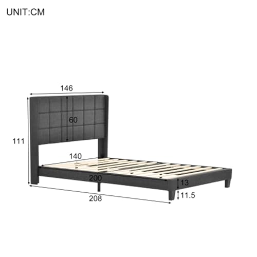 Imagen Cama tapizada doble funcion para dormitorios modernos