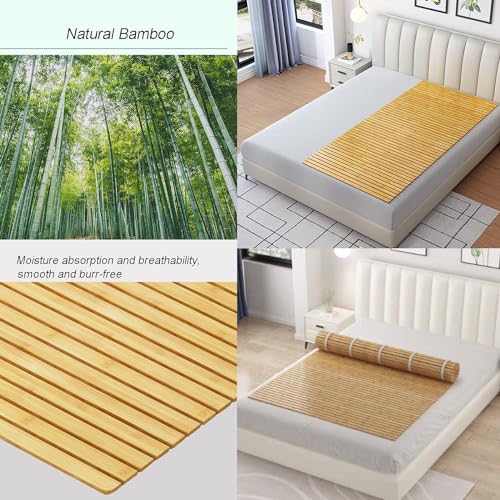 Imagen Tablero de bambu para cama frescura y confort personalizado