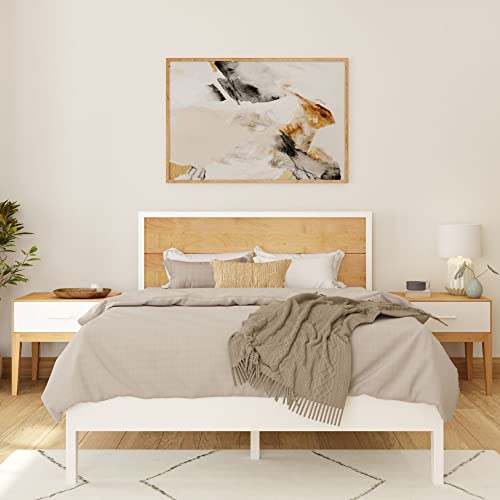 Imagen Cama queen de madera maciza plankbeam elegancia moderna