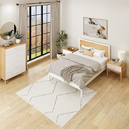 Imagen Cama queen de madera maciza plankbeam elegancia moderna