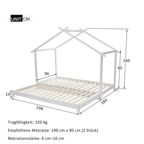 Imagen Cama infantil retractil extensible de madera maciza