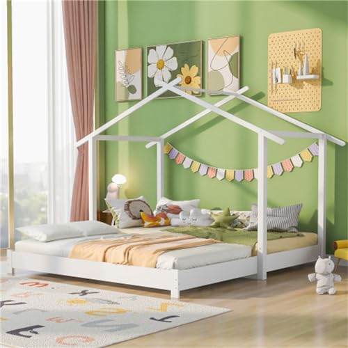 Imagen Cama infantil retractil extensible de madera maciza