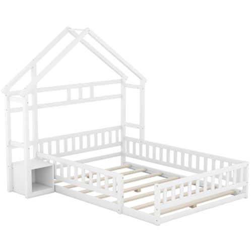 Imagen Cama infantil casa de ensueño 140x200cm seguridad y estilo