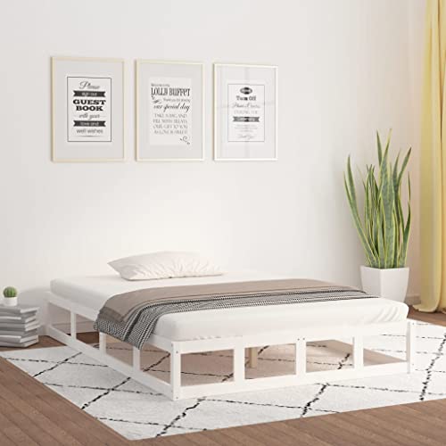 Imagen Base de cama blanca king size para un descanso pleno