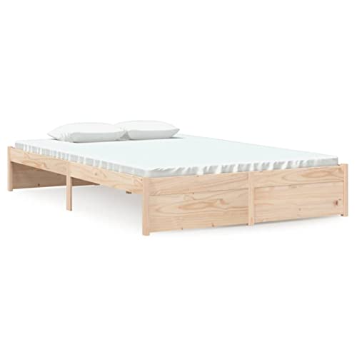 Imagen Descubre la base de cama zeyuan de madera maciza 120x200 cm para un descanso perfecto