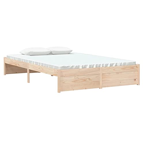 Imagen Descubre la base de cama zeyuan de madera maciza 120x200 cm para un descanso perfecto