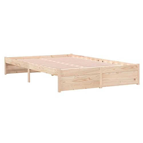 Imagen Descubre la base de cama zeyuan de madera maciza 120x200 cm para un descanso perfecto