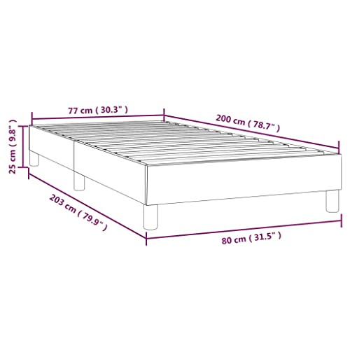 Imagen Base de cama tapizada vidaxl comodidad y estilo en gris claro