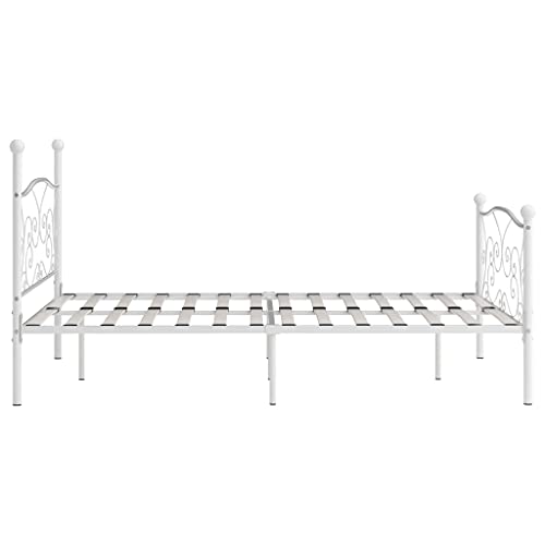 Imagen Cama tidyard base para colchon de metal y madera 120x200 cm