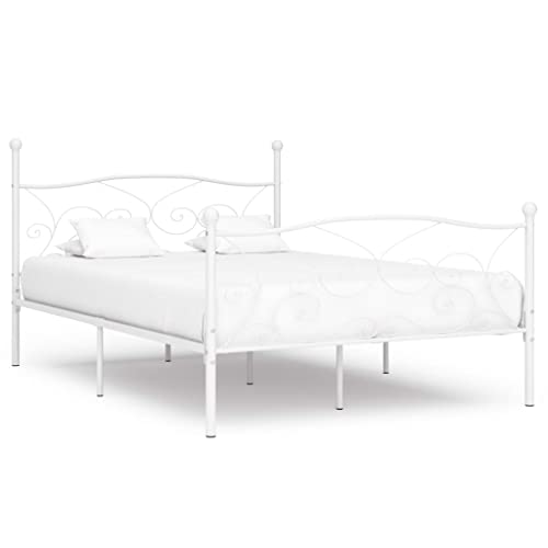 Imagen Cama tidyard base para colchon de metal y madera 120x200 cm