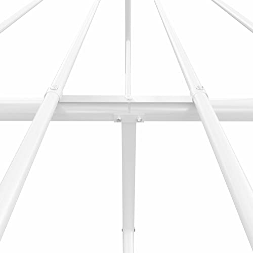 Imagen Tanzem estructura de cama juvenil en metal blanco 183x213 cm