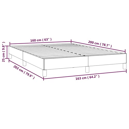 Imagen Base cama chusui terciopelo gris oscuro 160x200cm nueva dimension de confort