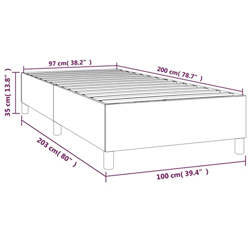 Imagen Base de cama juvenil shujing 100x200 cm en negro