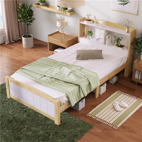 Imagen Cama infantil de madera maciza con espacio de almacenaje ideal para niños creativos