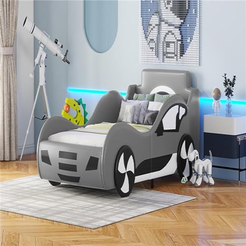 Imagen Cama racing car para niños con almacenamiento