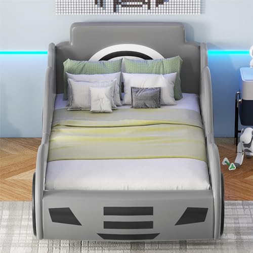 Imagen Cama racing car para niños con almacenamiento