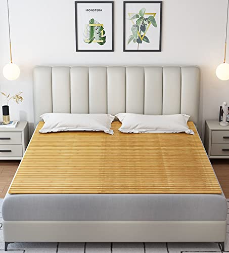 Imagen Somier de bambu nianxinn cama plegable y protector lumbar