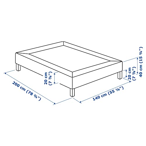 Imagen Descubre el confort del somier ikea espev?r 140x200 blanco