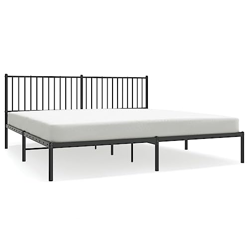 Imagen Renueva tu descanso con la estructura de cama tanzem en metal negro