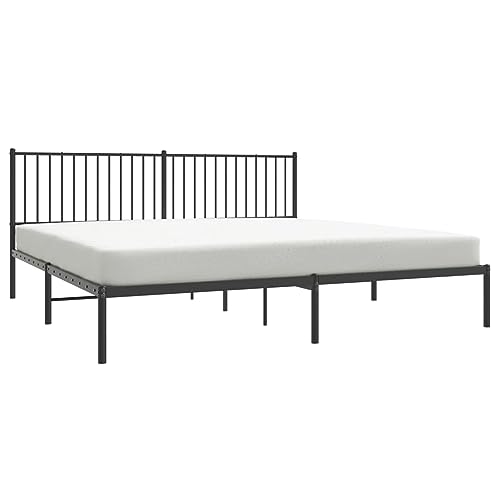 Imagen Renueva tu descanso con la estructura de cama tanzem en metal negro