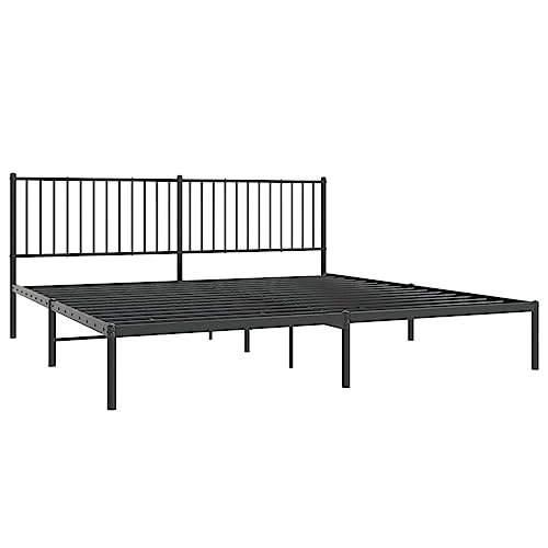 Imagen Renueva tu descanso con la estructura de cama tanzem en metal negro