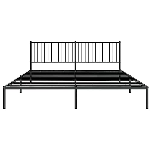 Imagen Renueva tu descanso con la estructura de cama tanzem en metal negro