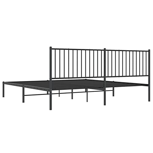 Imagen Renueva tu descanso con la estructura de cama tanzem en metal negro